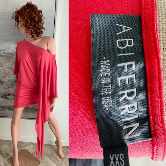ABI FERRIN Signature 5-Way DRESS Coral XXS - Picture 13 of 15